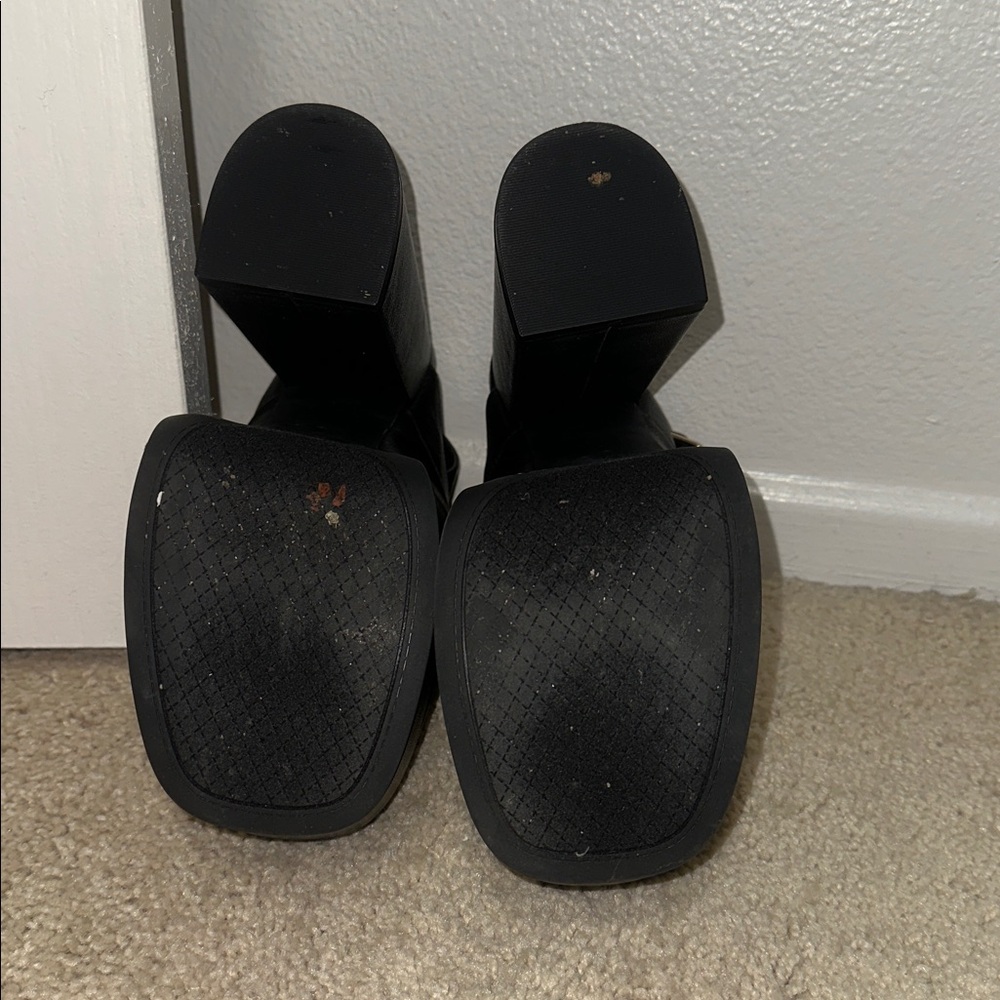 Jessica Simpson Sondos Platform Heels – Black & Plaid – Size 9.5 - Picture 9 of 9